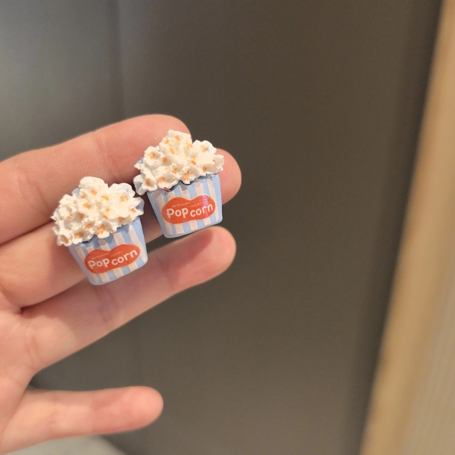 Wholesale Handmade new 925 silver needle popcorn earrings